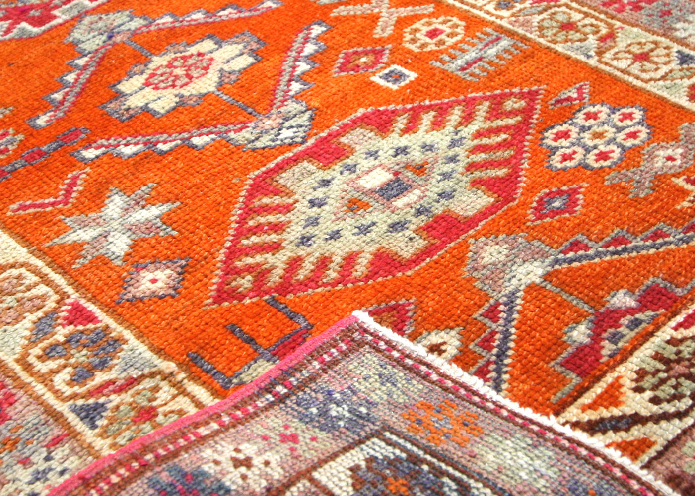 Vintage Turkish Oushak Runner - 2'9" x 12'1" - 210136