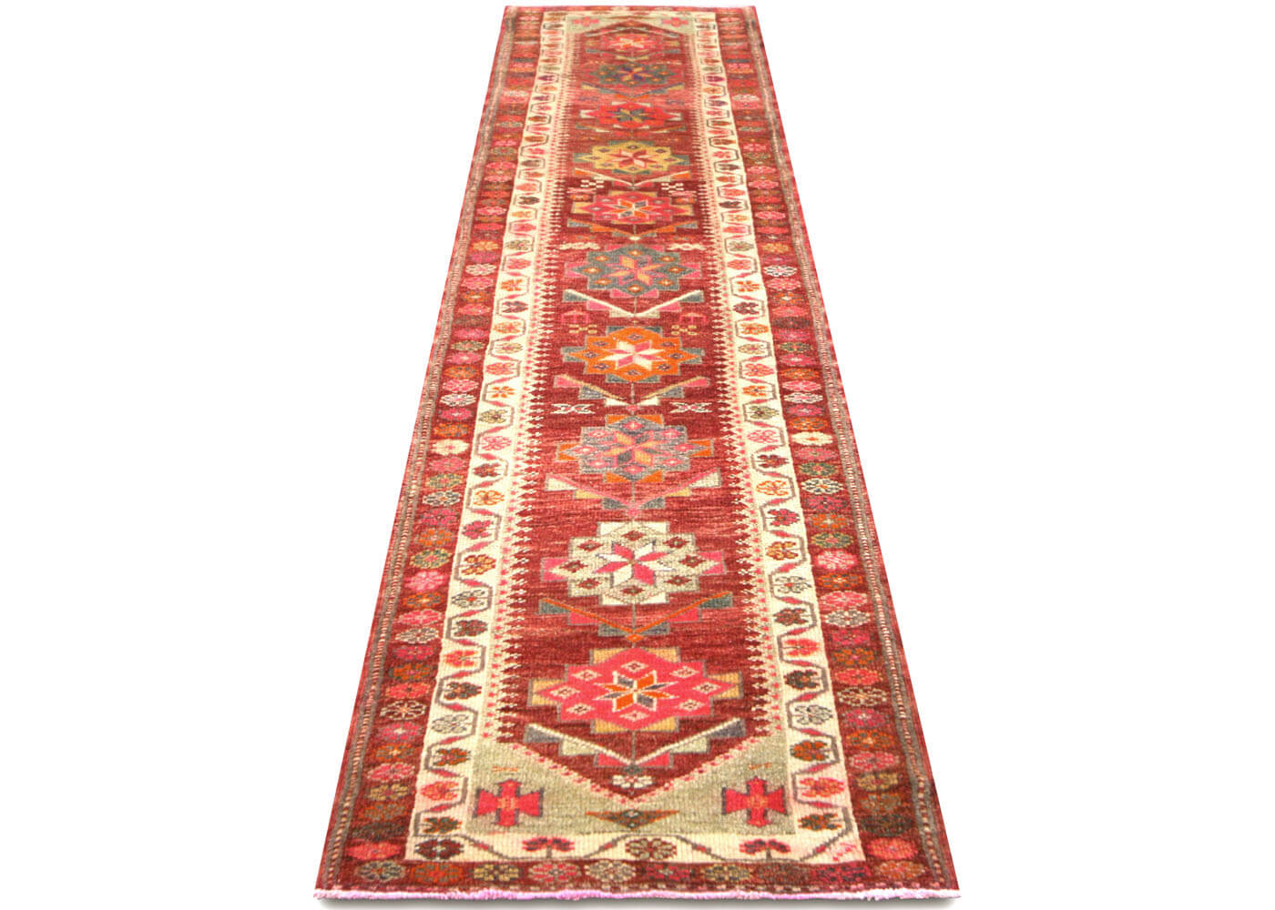 Vintage Turkish Oushak Runner - 2'9" x 11'11" - 210139