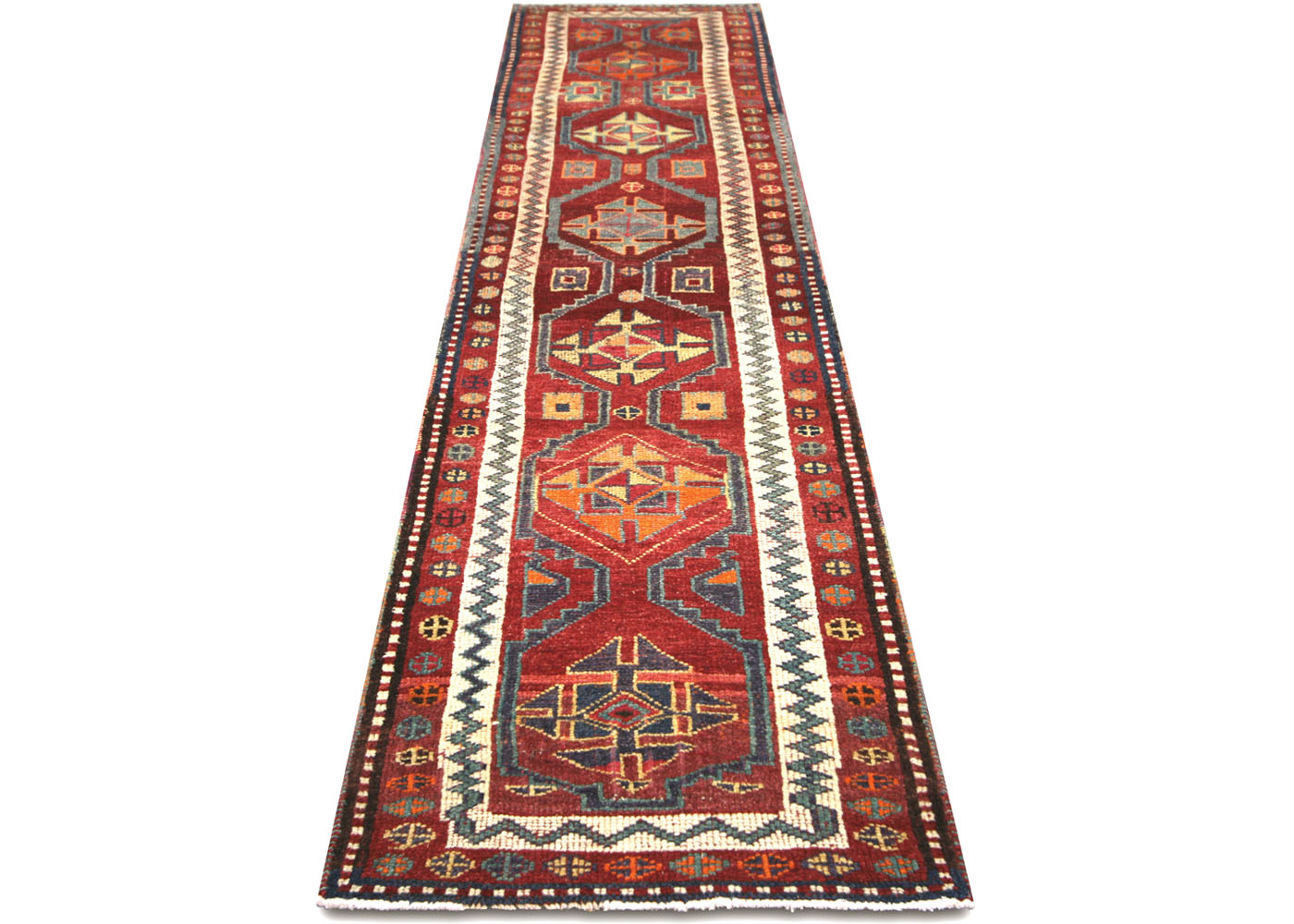 Vintage Turkish Oushak Runner - 2'11" x 12'5" - 210152