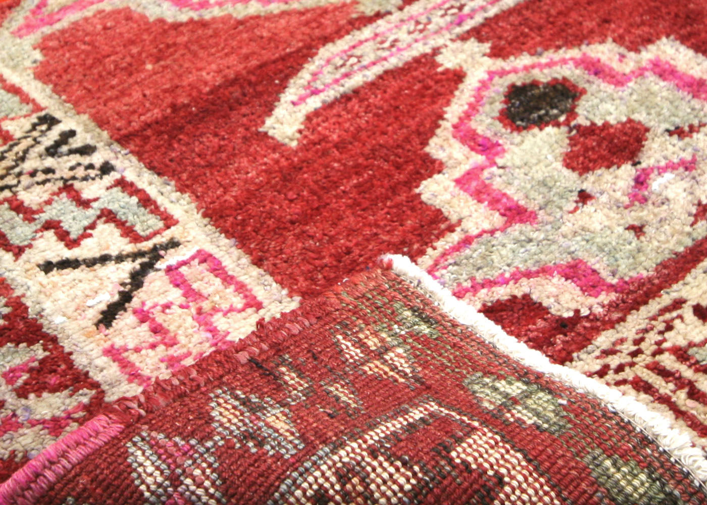 Vintage Turkish Oushak Runner - 3' x 7'6" - 210153