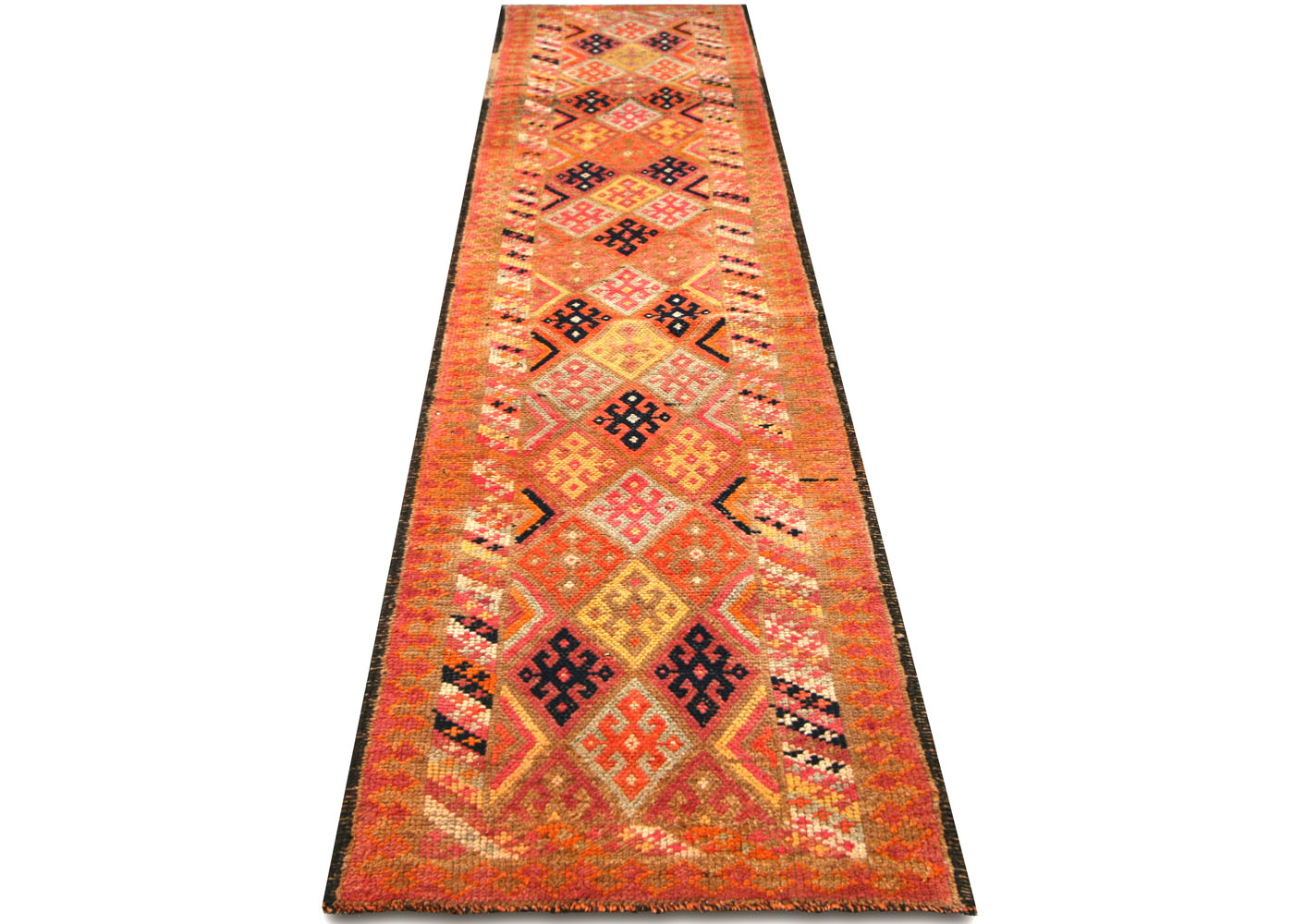 Vintage Turkish Oushak Runner - 2'8" x 11'3" - 210155