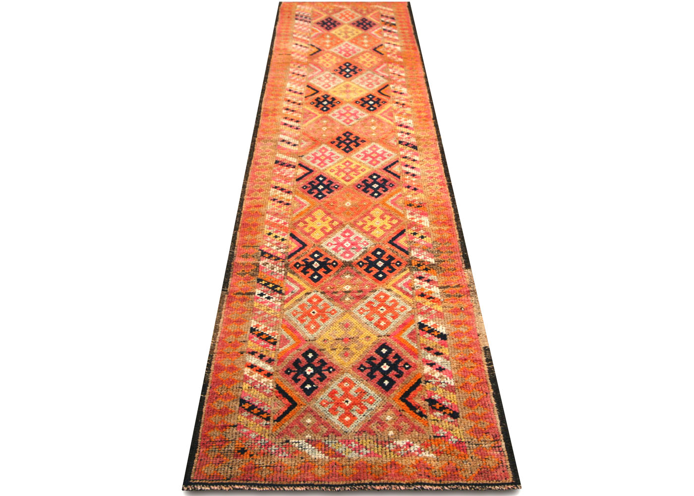 Vintage Turkish Oushak Runner - 2'8" x 11'3" - 210155