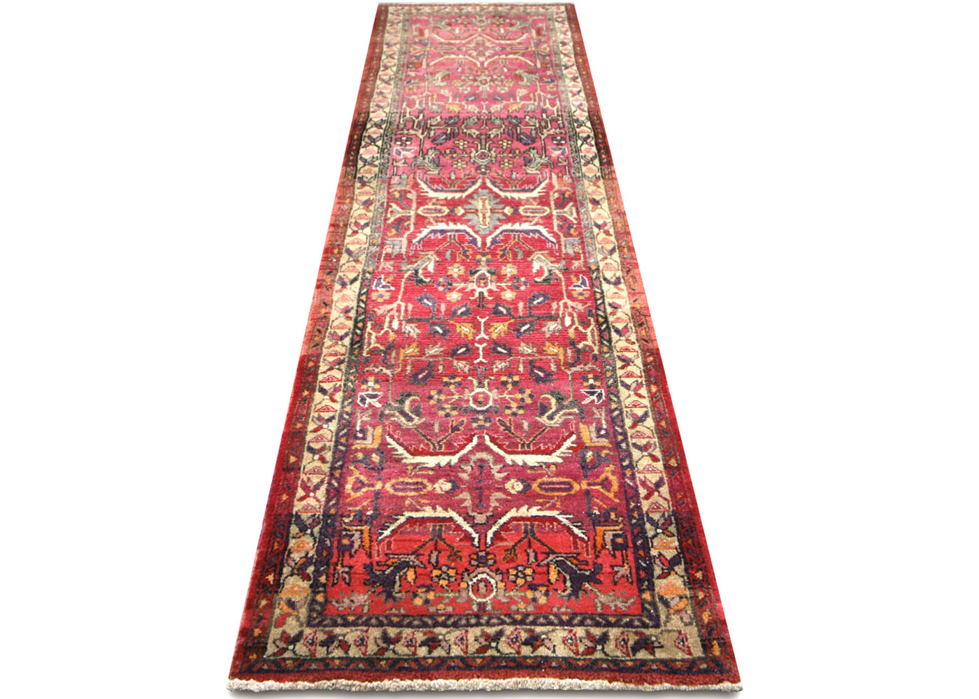Vintage Turkish Oushak Runner - 3' x 12'10" - 210162