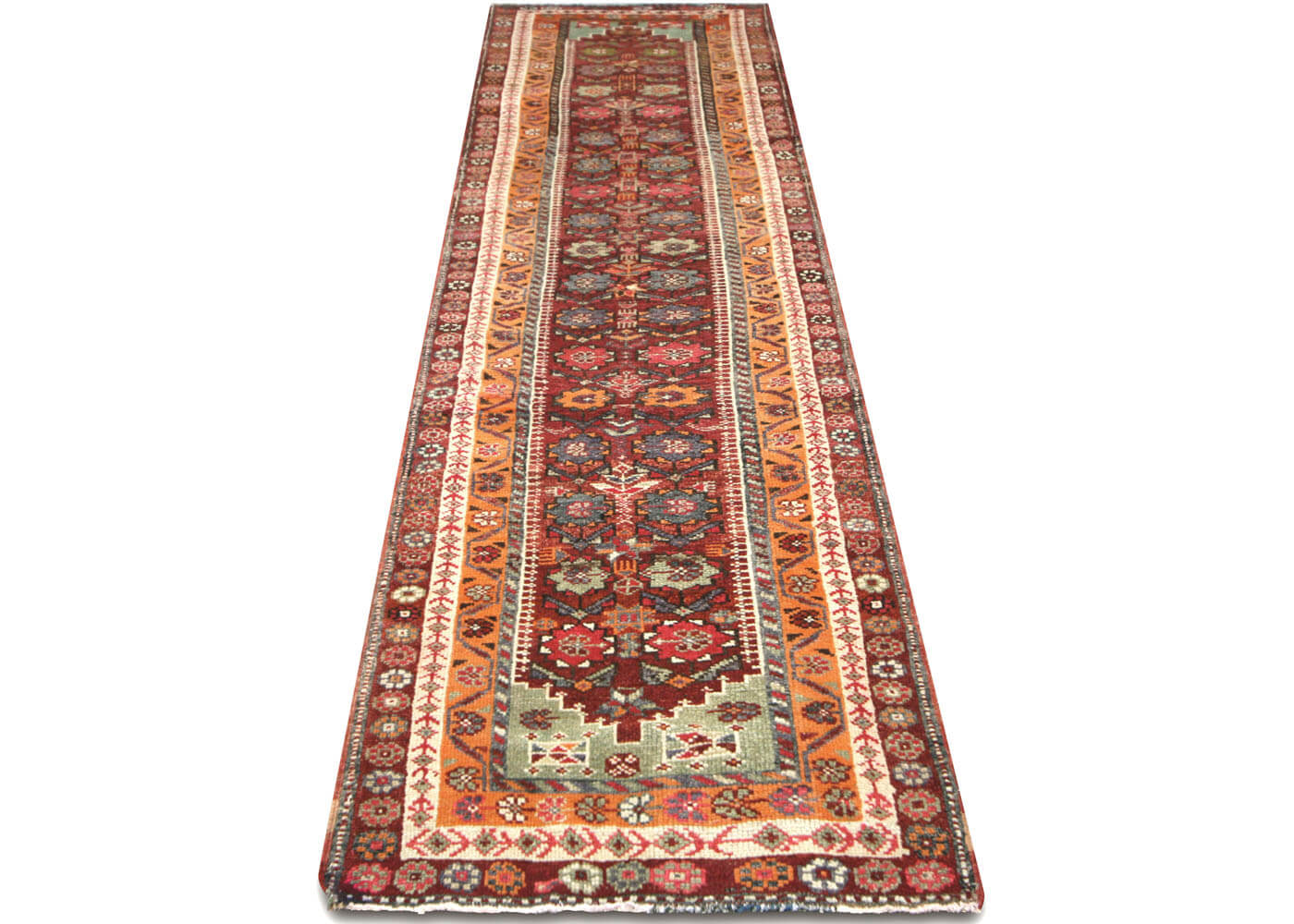 Vintage Turkish Oushak Runner - 2'11" x 11'7" - 210170