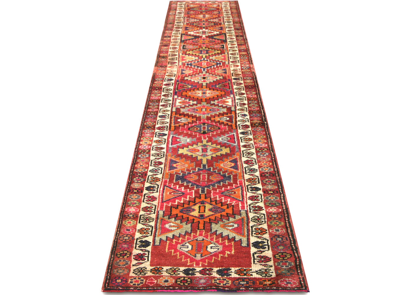 Vintage Turkish Oushak Runner - 2'9" x 13'7" - 210175