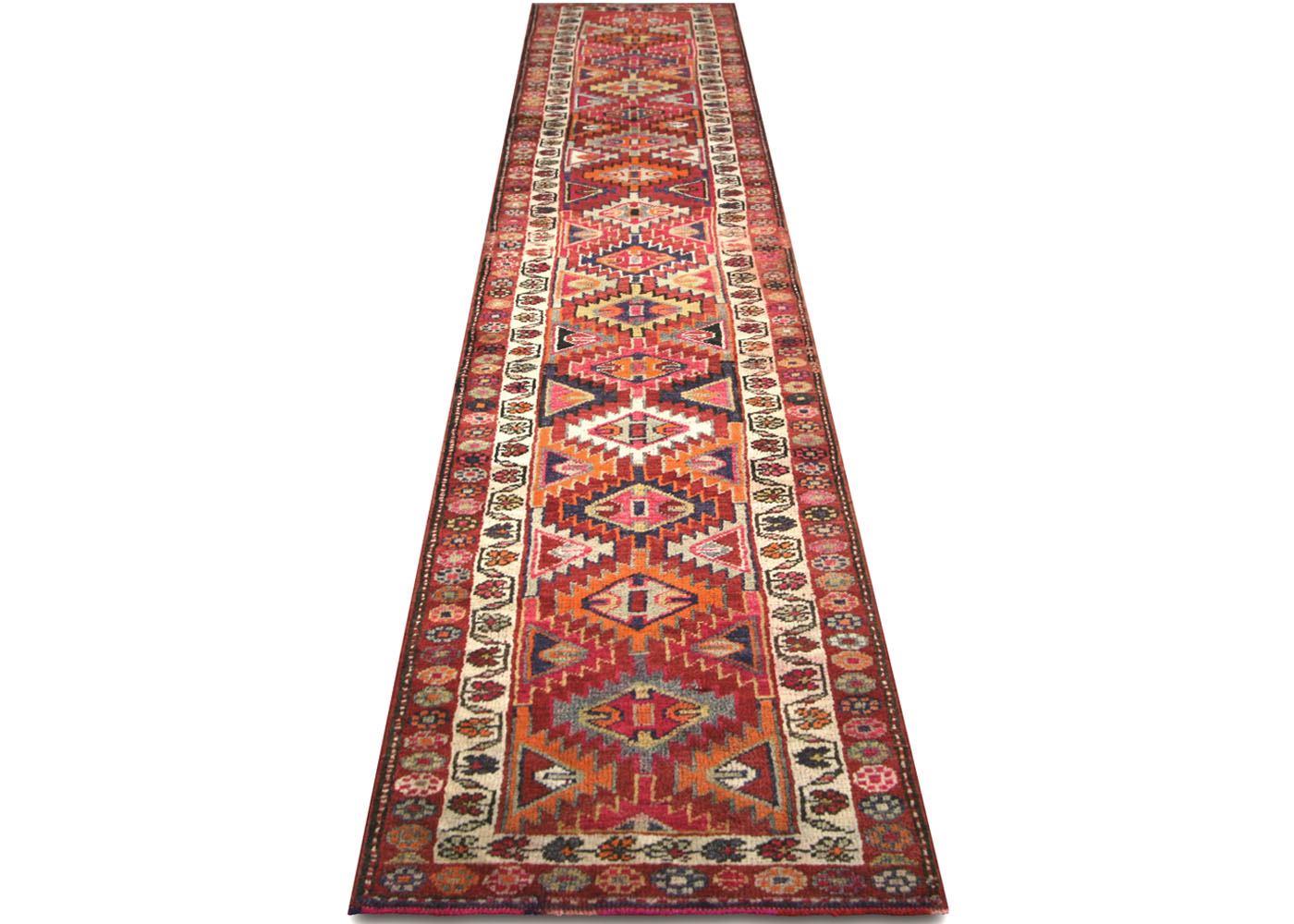 Vintage Turkish Oushak Runner - 2'9" x 13'7" - 210175