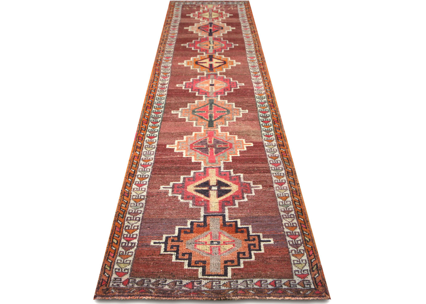 Vintage Turkish Oushak Runner - 2'10" x 12'10" - 210177