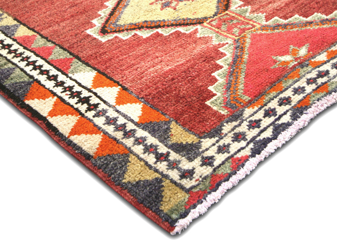 Vintage Turkish Oushak Runner - 3' x 13'1" - 210178