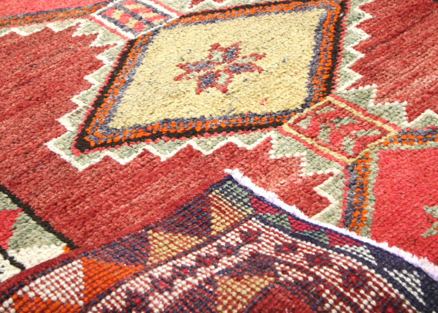 Vintage Turkish Oushak Runner - 3' x 13'1" - 210178