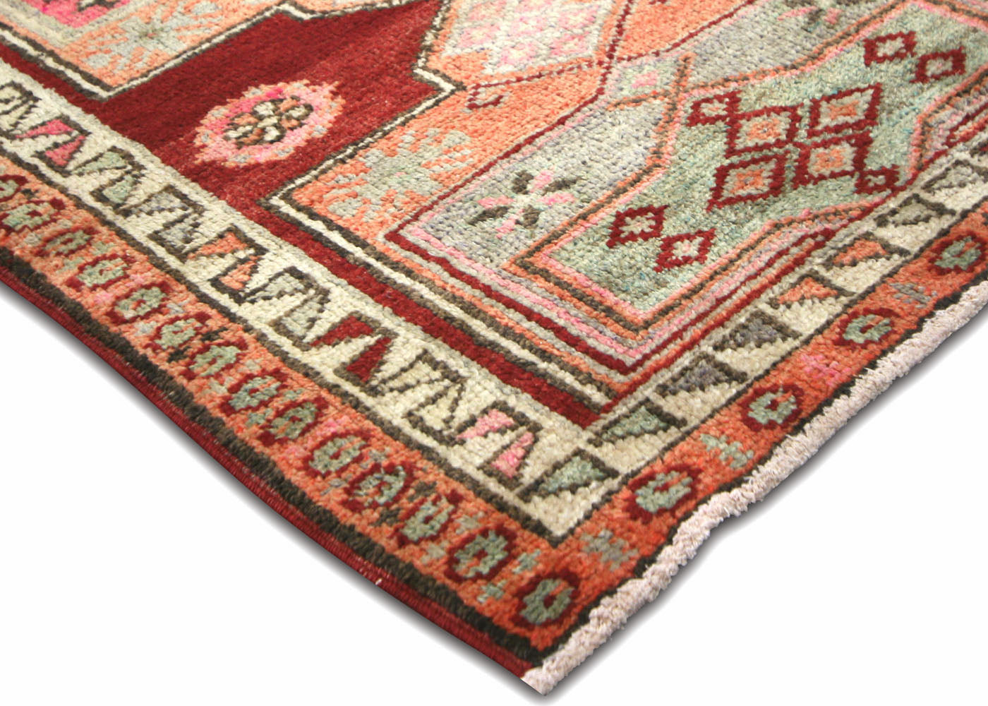 Vintage Turkish Oushak Runner - 2'11" x 13'3" - 210201