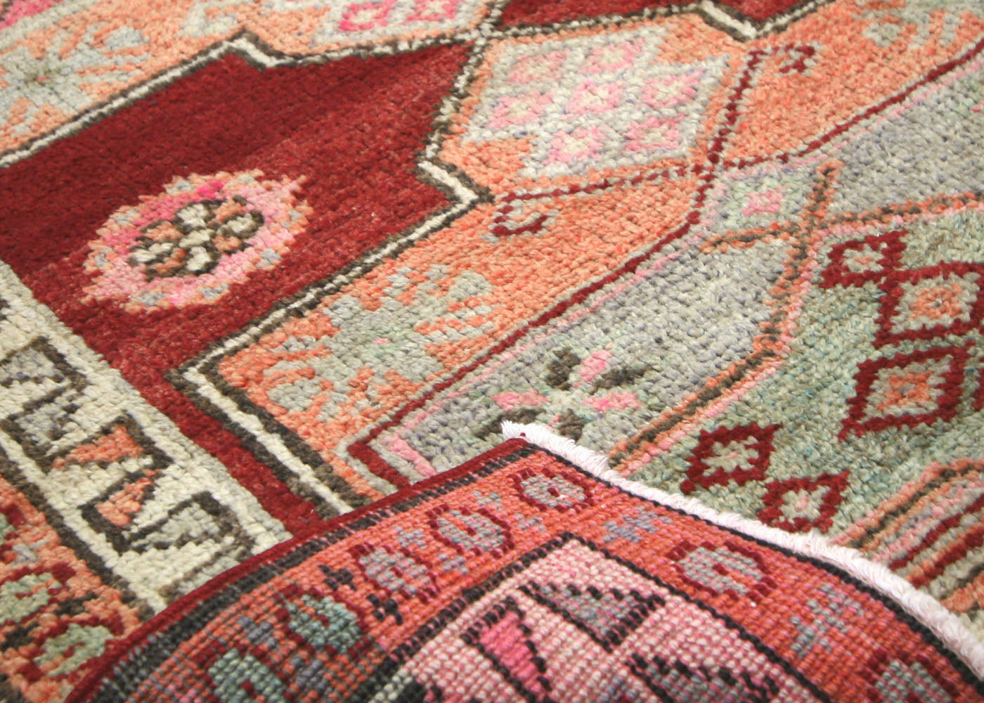 Vintage Turkish Oushak Runner - 2'11" x 13'3" - 210201