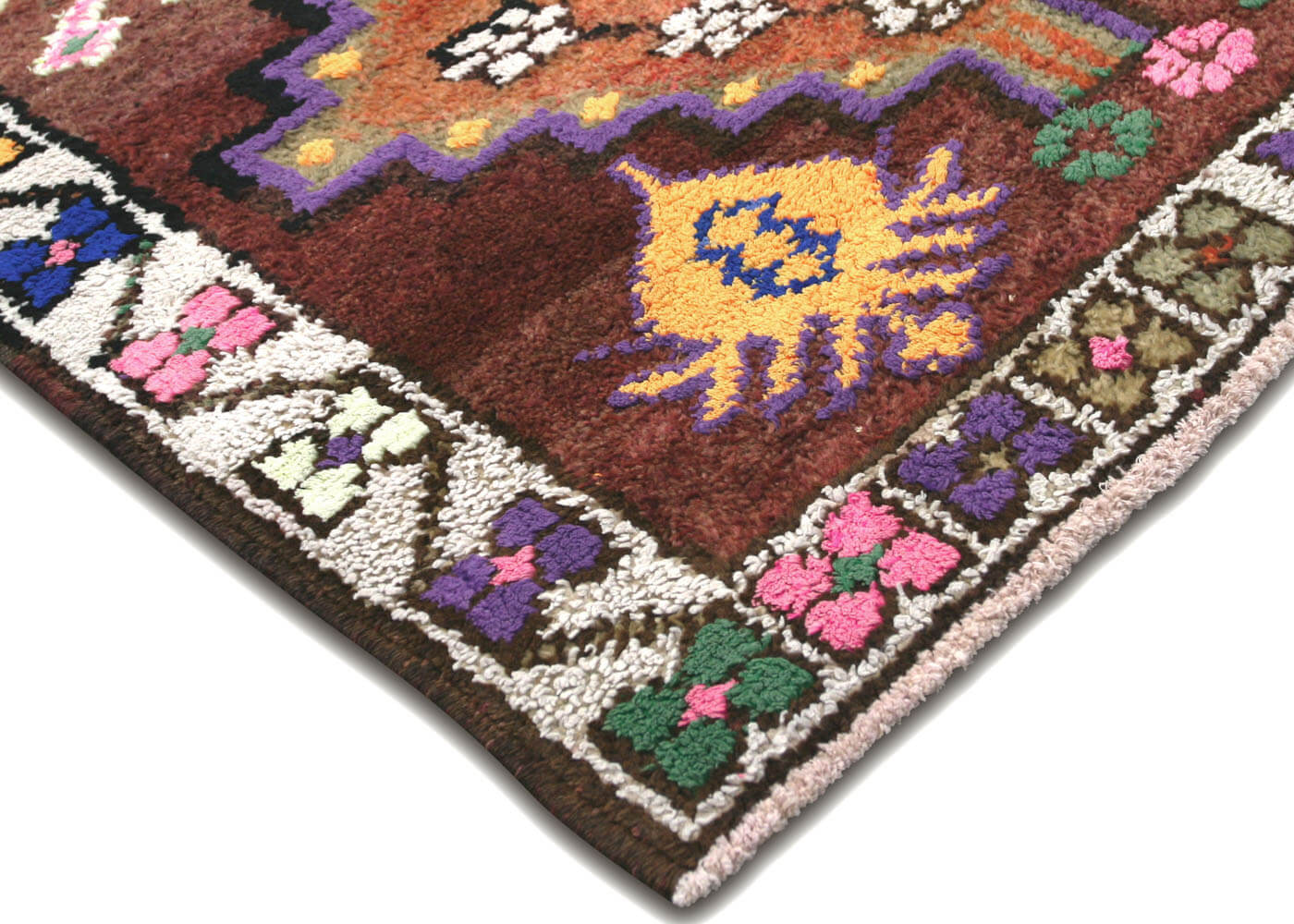 Vintage Turkish Oushak Runner - 3'1" x 10'11" - 210204