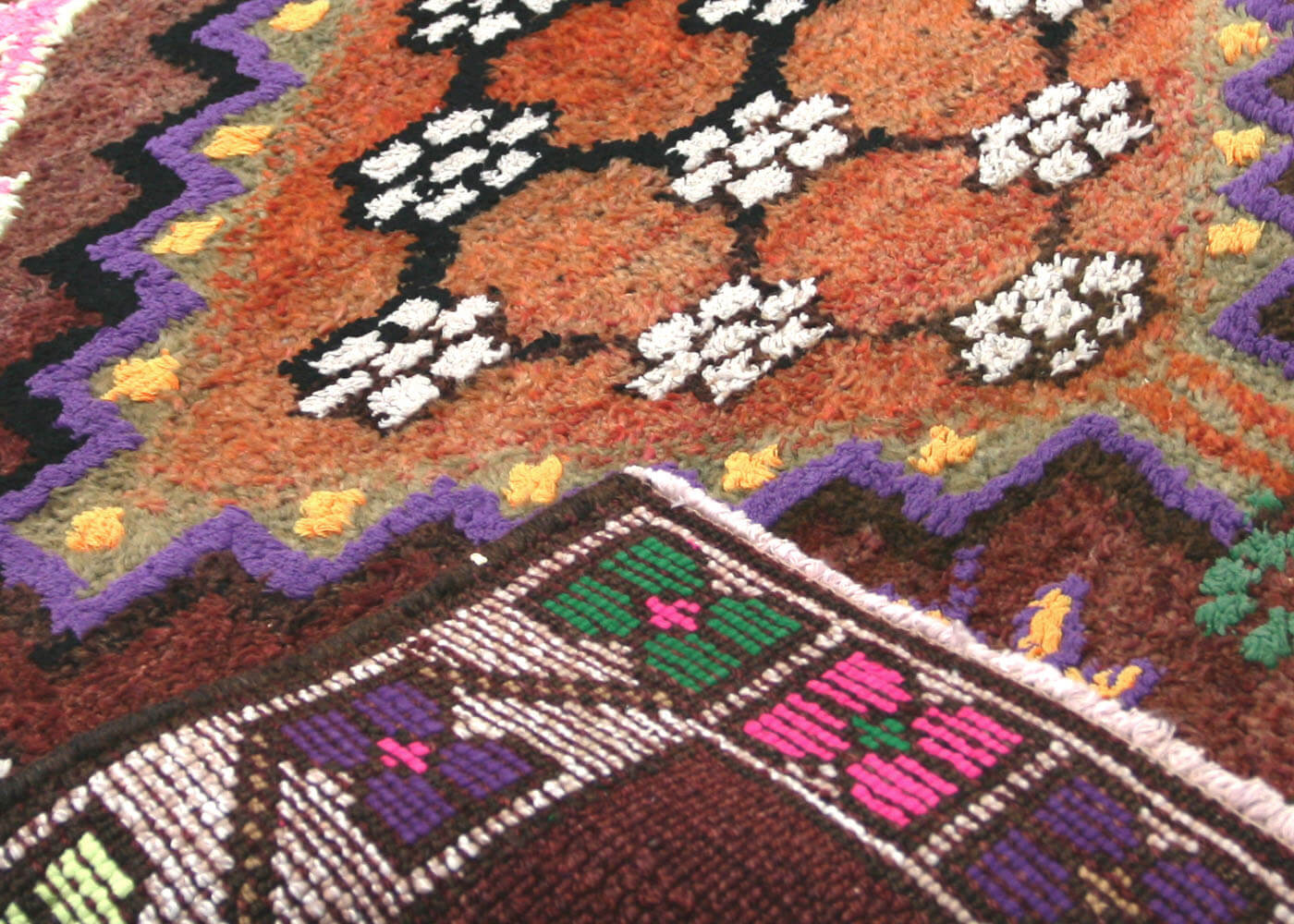 Vintage Turkish Oushak Runner - 3'1" x 10'11" - 210204