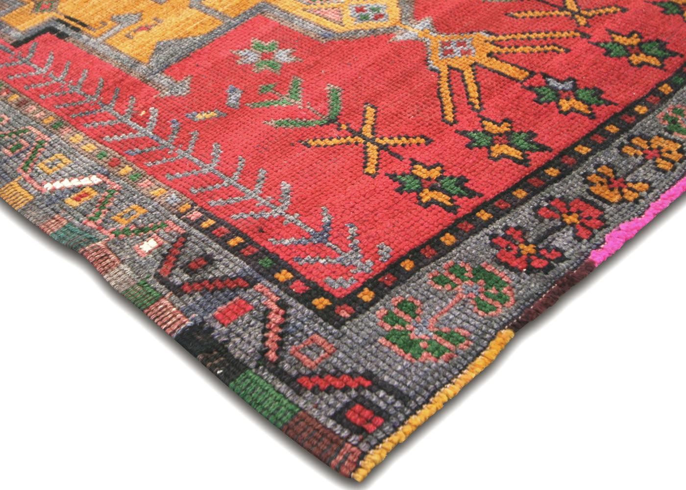 Vintage Turkish Oushak Runner - 3'2" x 11'9" - 210207