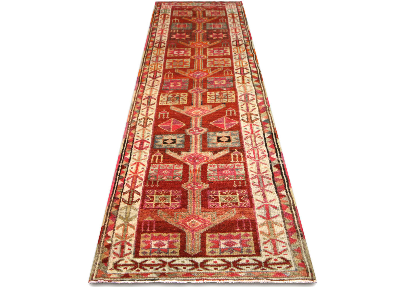 Vintage Turkish Oushak Runner - 2'9" x 10'4" - 210211
