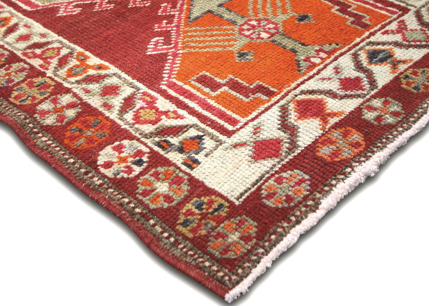 Vintage Turkish Oushak Runner - 2'10" x 13'1" - 210212
