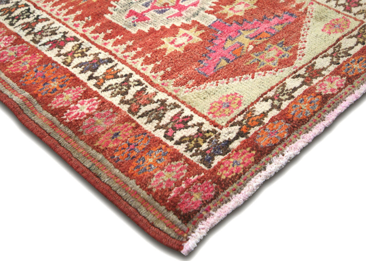 Vintage Turkish Oushak Runner - 2'10" x 12'2" - 210213