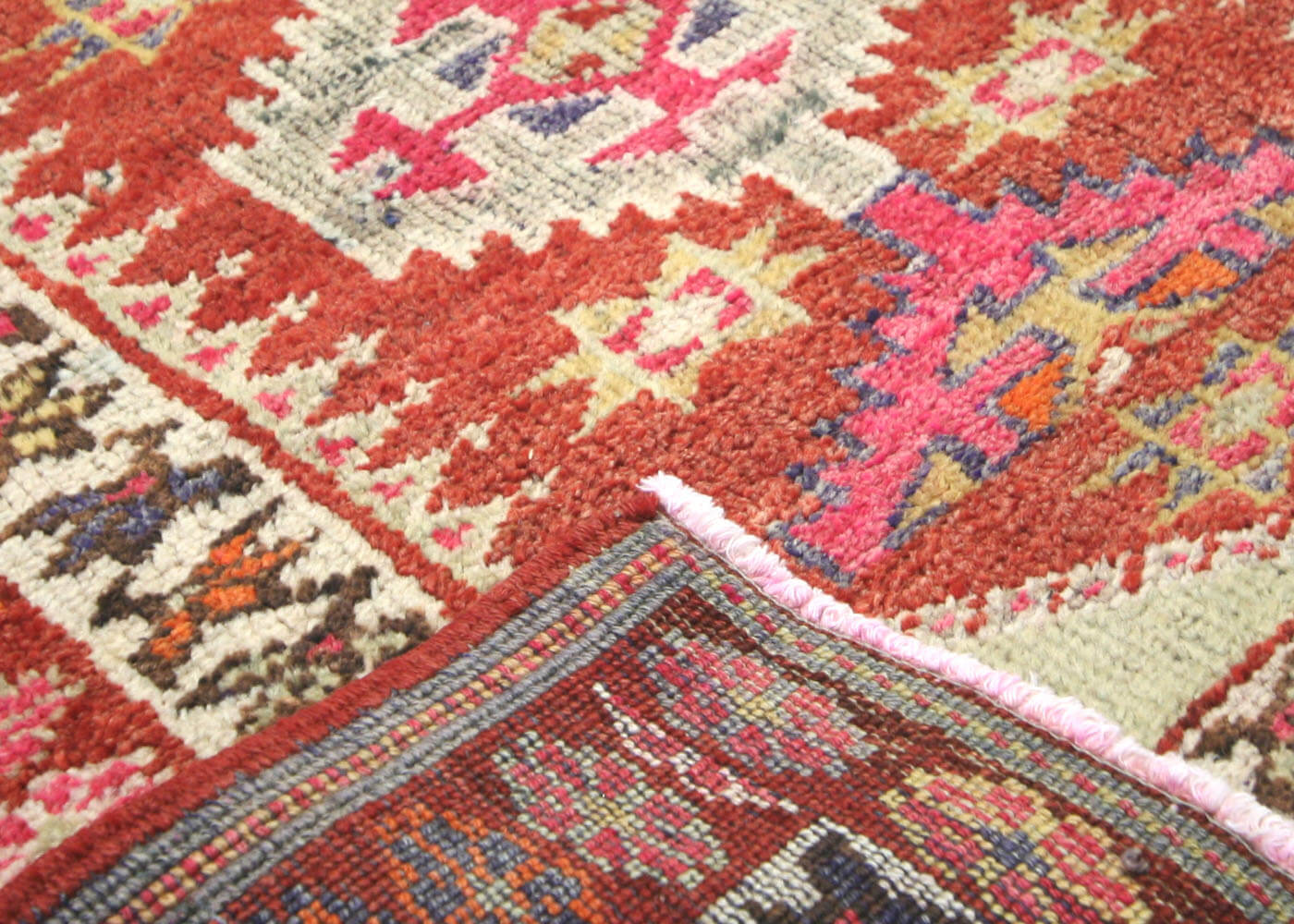 Vintage Turkish Oushak Runner - 2'10" x 12'2" - 210213