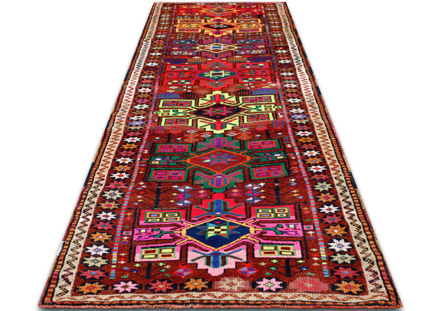 Vintage Turkish Oushak Runner - 2'10" x 11'9" - 210215