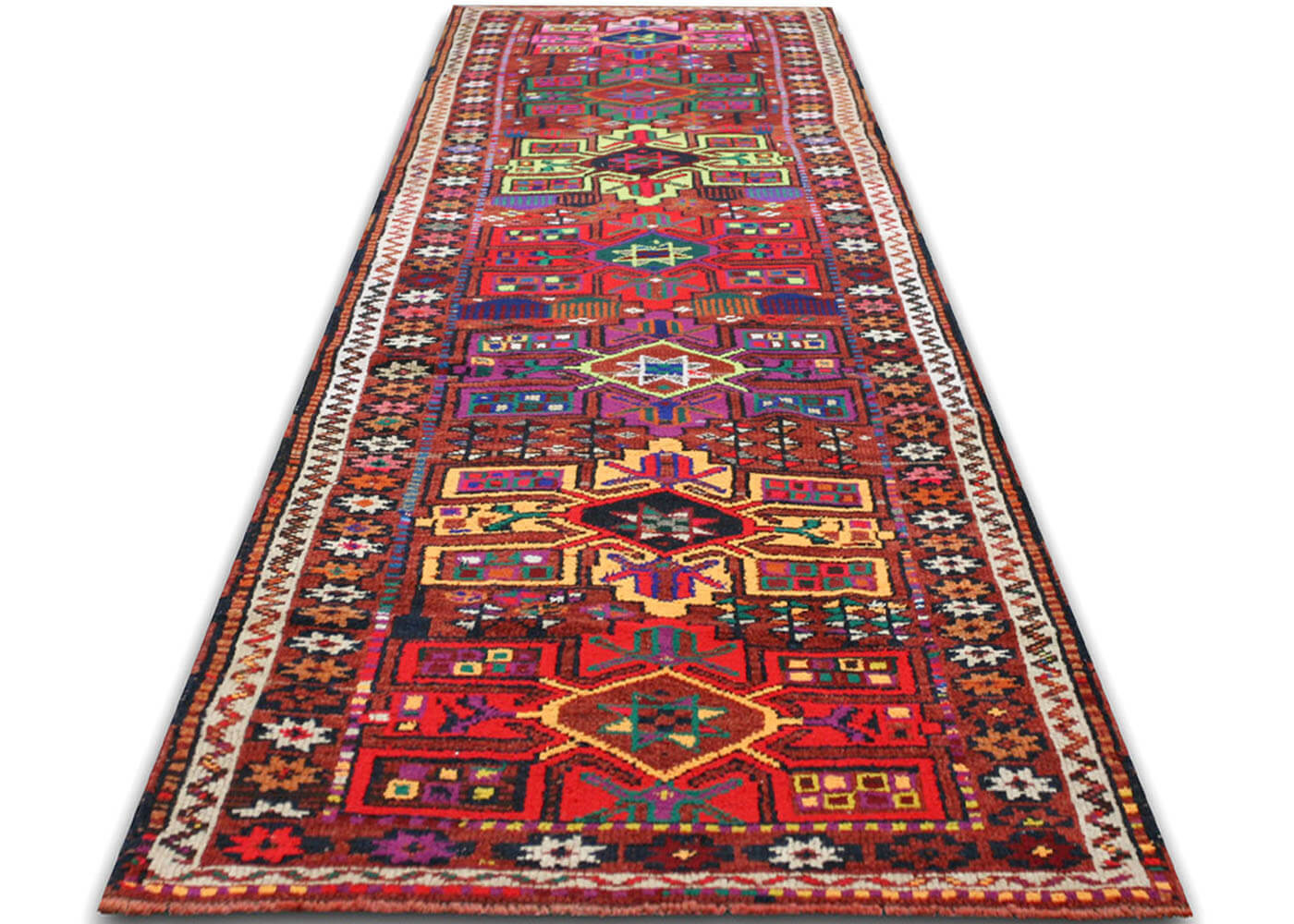 Vintage Turkish Oushak Runner - 2'10" x 11'9" - 210215