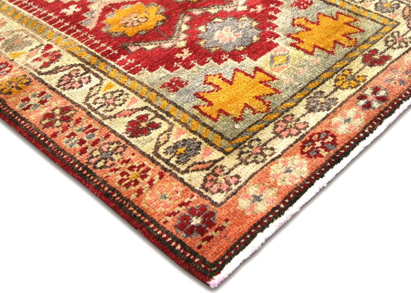 Vintage Turkish Oushak Runner - 2'8" x 12'6" - 210225