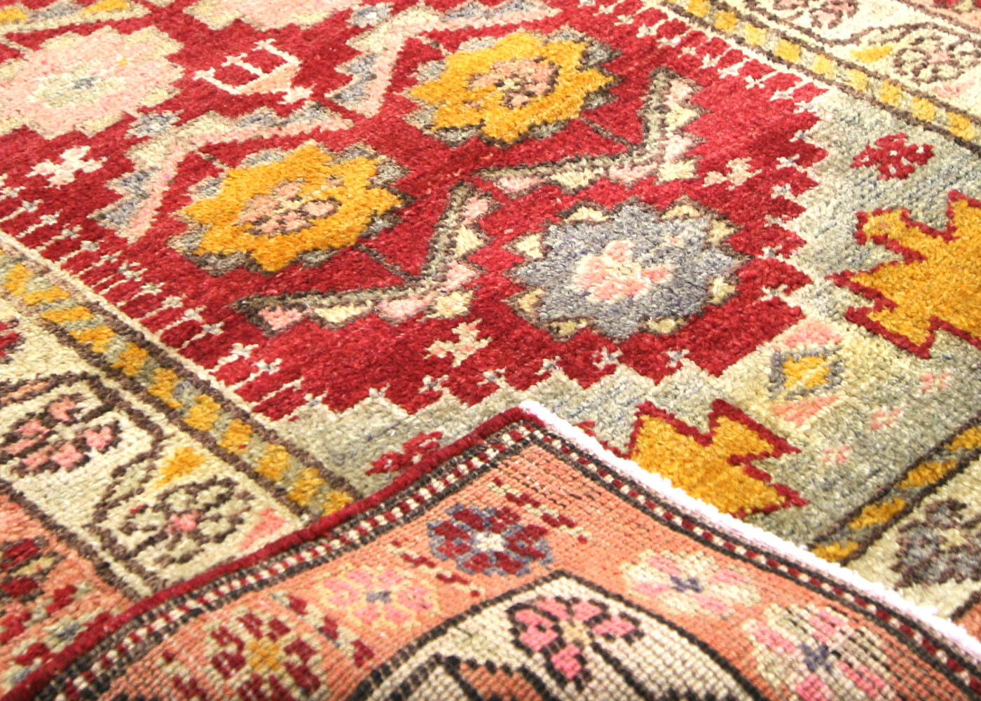 Vintage Turkish Oushak Runner - 2'8" x 12'6" - 210225