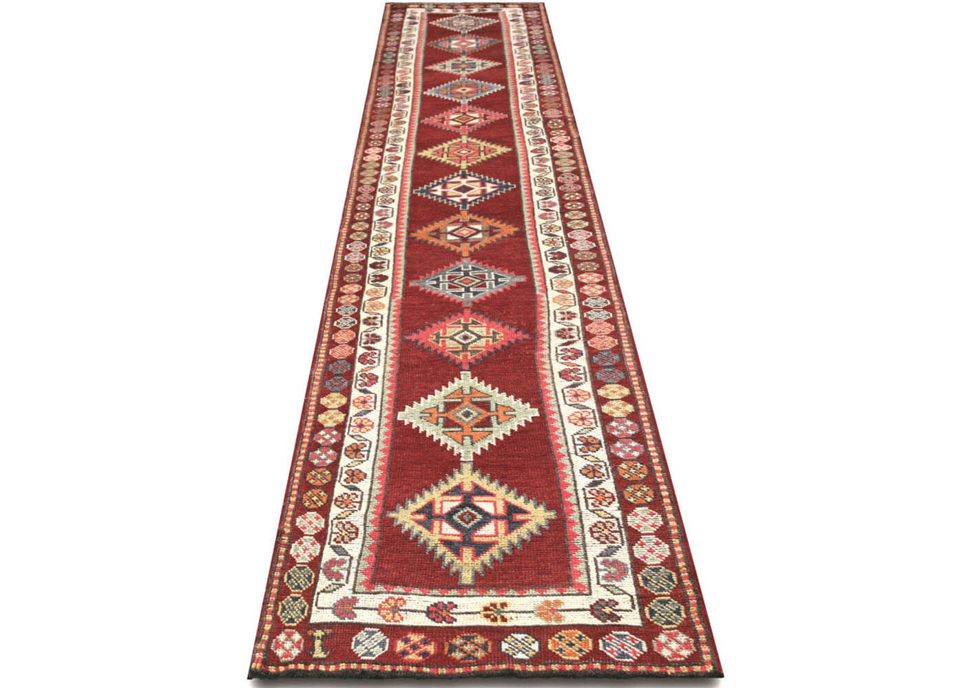 Vintage Turkish Oushak Runner - 2'8" x 14'9" - 210227