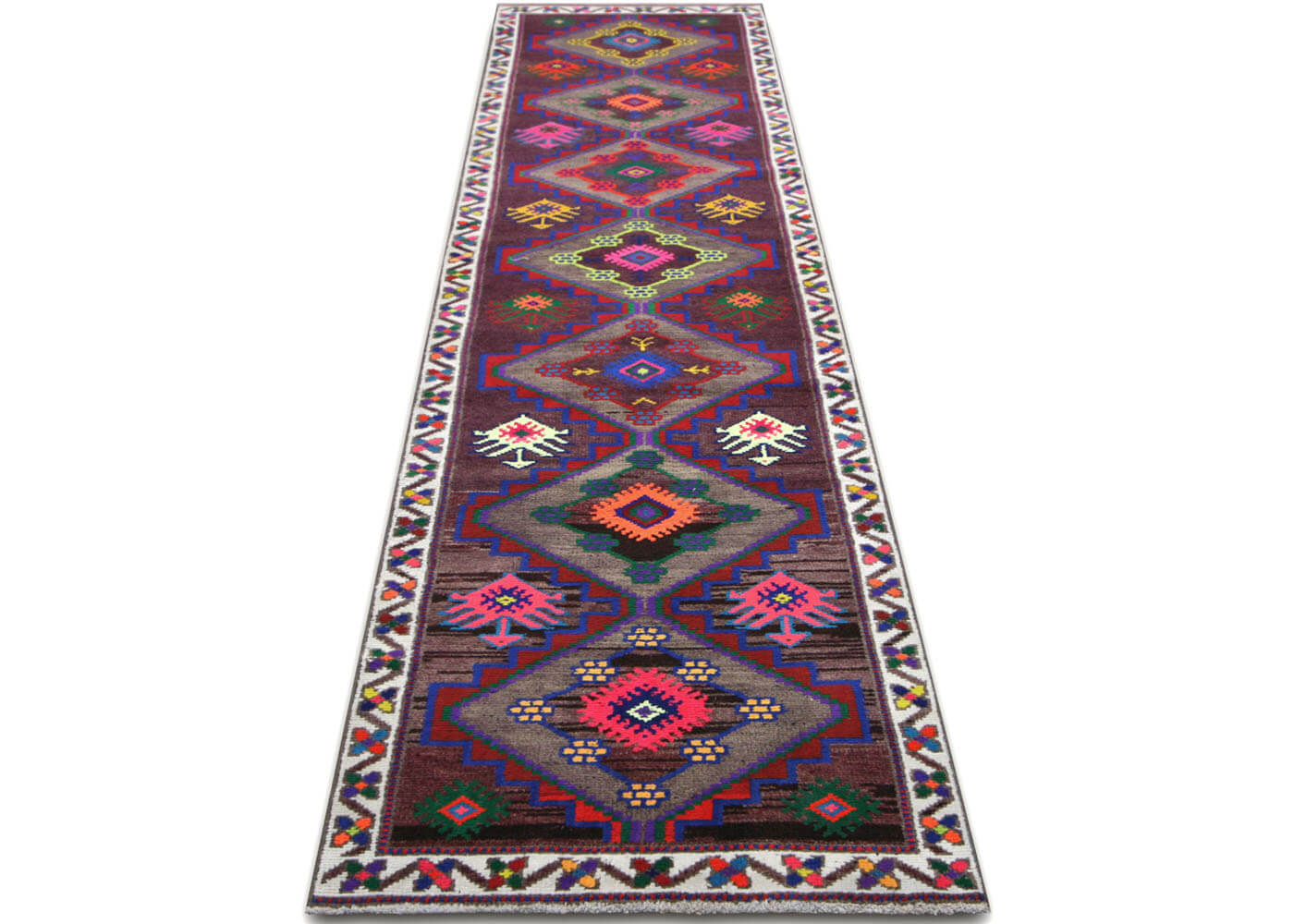 Vintage Turkish Oushak Runner - 2'9" x 11'3" - 210228