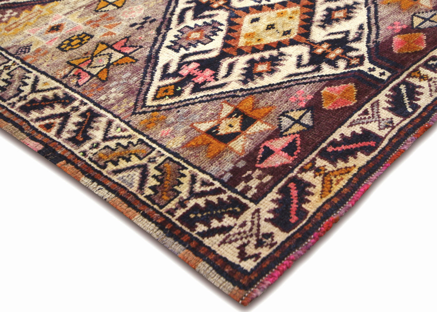 Vintage Turkish Oushak Runner - 3'2" x 12' - 210231