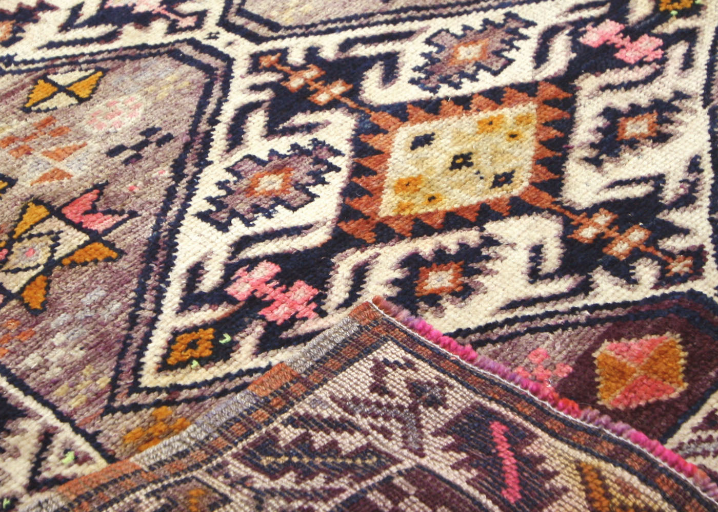 Vintage Turkish Oushak Runner - 3'2" x 12' - 210231