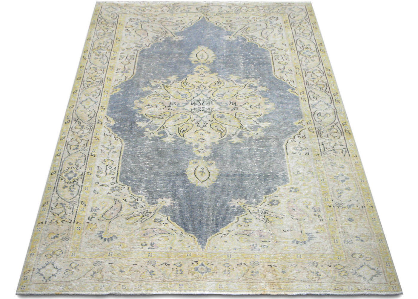 Vintage Turkish Oushak Rug - 5'11" x 8'6" - 210235