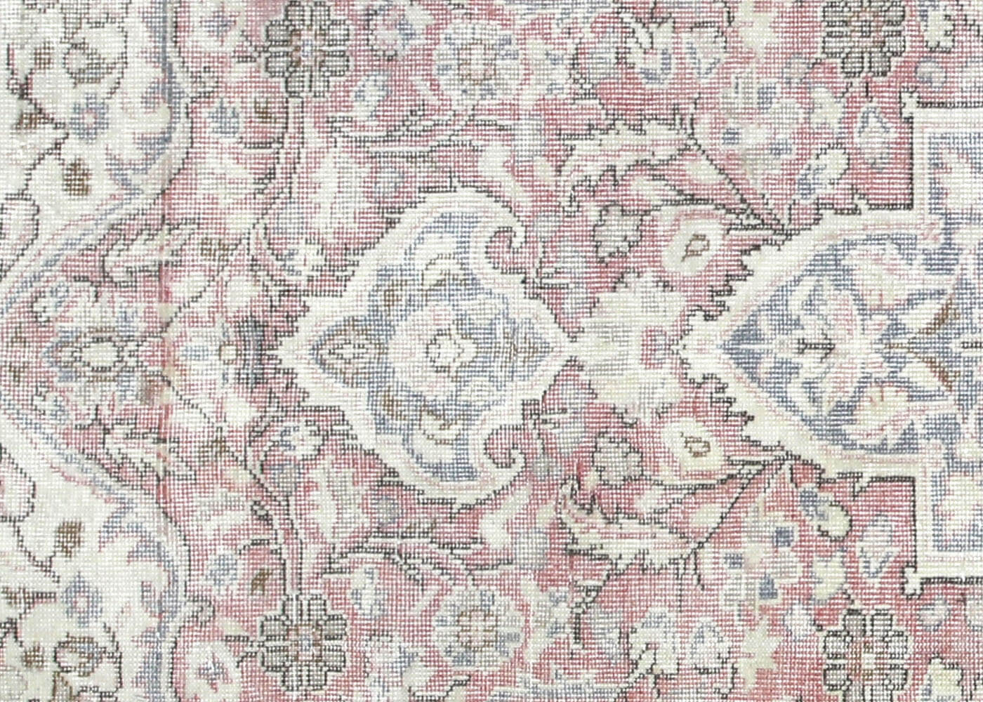 Vintage Turkish Oushak Rug - 6'9" x 11' - 210237