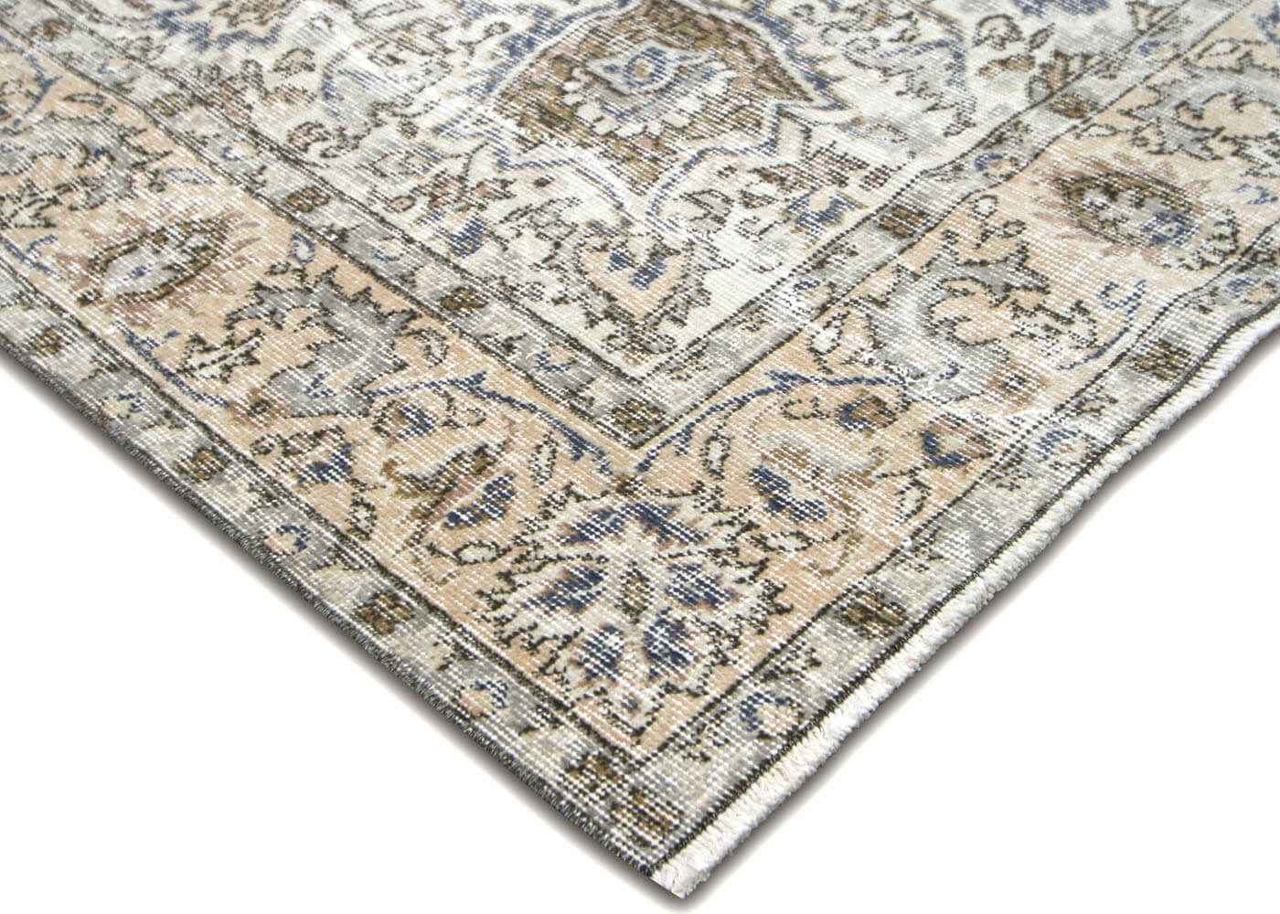 Vintage Turkish Oushak Rug - 6'6" x 9'6" - 210238