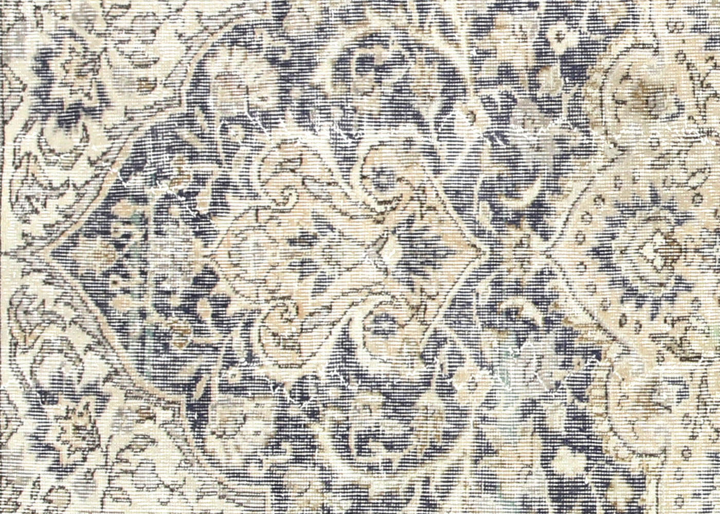 Vintage Turkish Oushak Rug - 6'6" x 9'6" - 210238