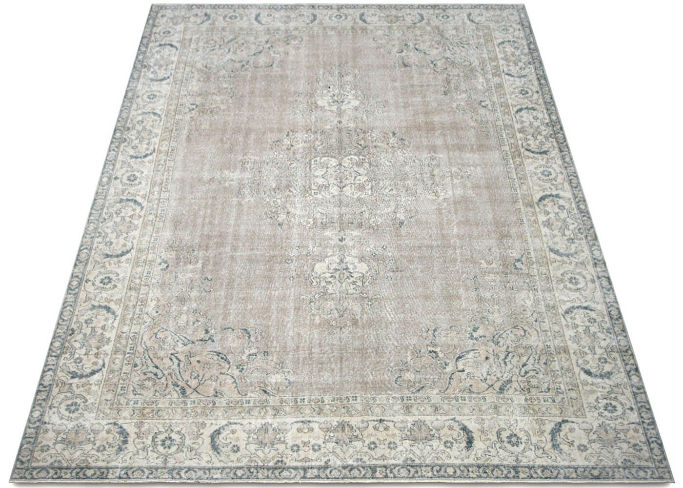 Vintage Turkish Oushak Rug - 8'3" x 11'6" - 210239
