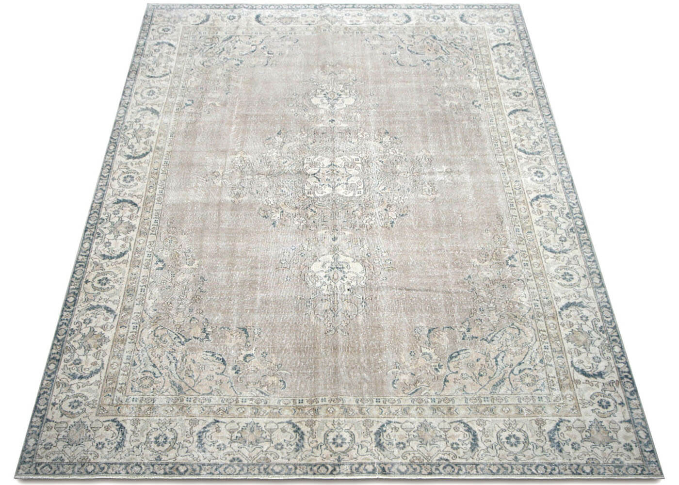 Vintage Turkish Oushak Rug - 8'3" x 11'6" - 210239