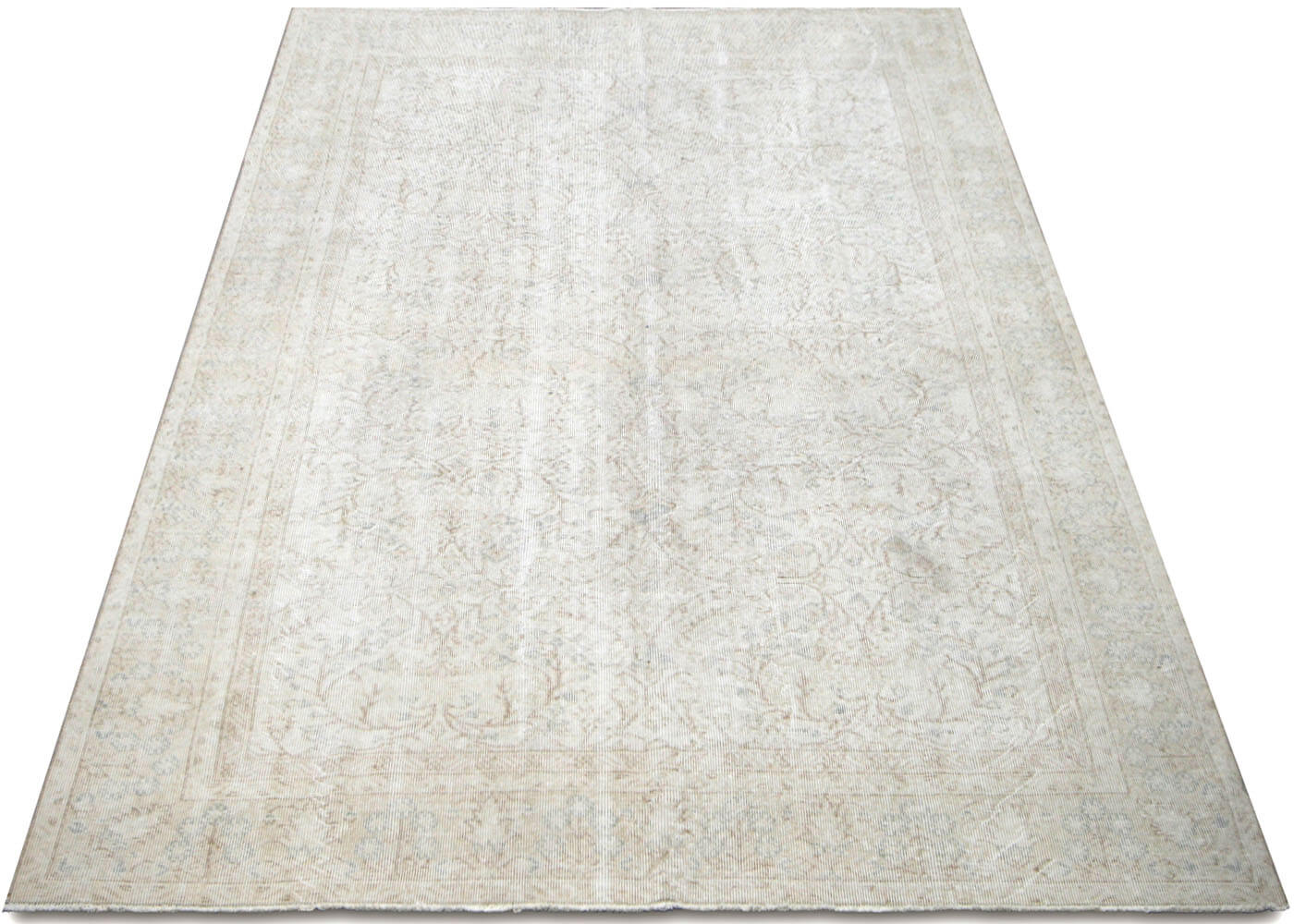 Vintage Turkish Oushak Rug - 6'8" x 10' - 210240