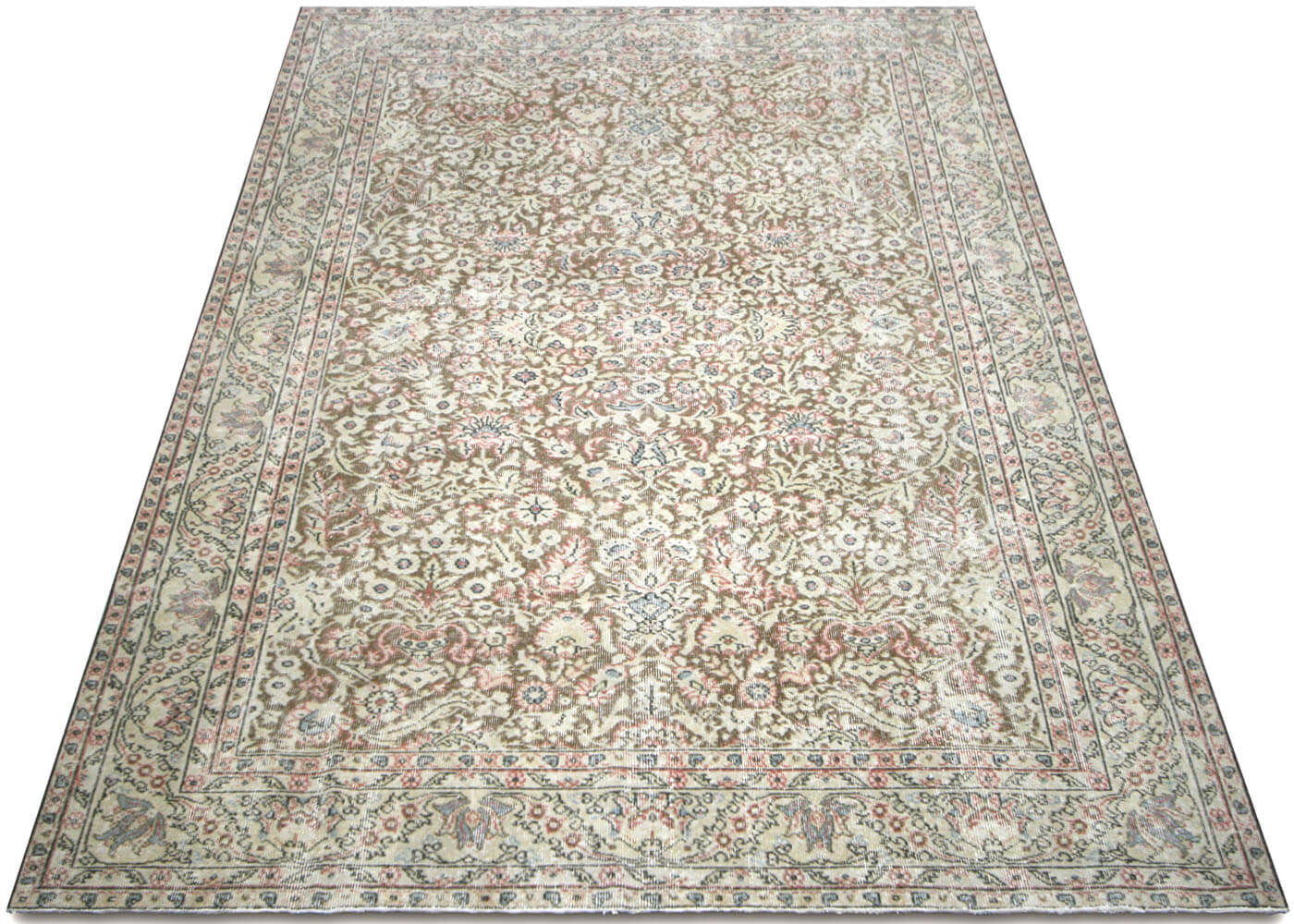 Vintage Turkish Oushak Rug - 7' x 10'4" - 210242