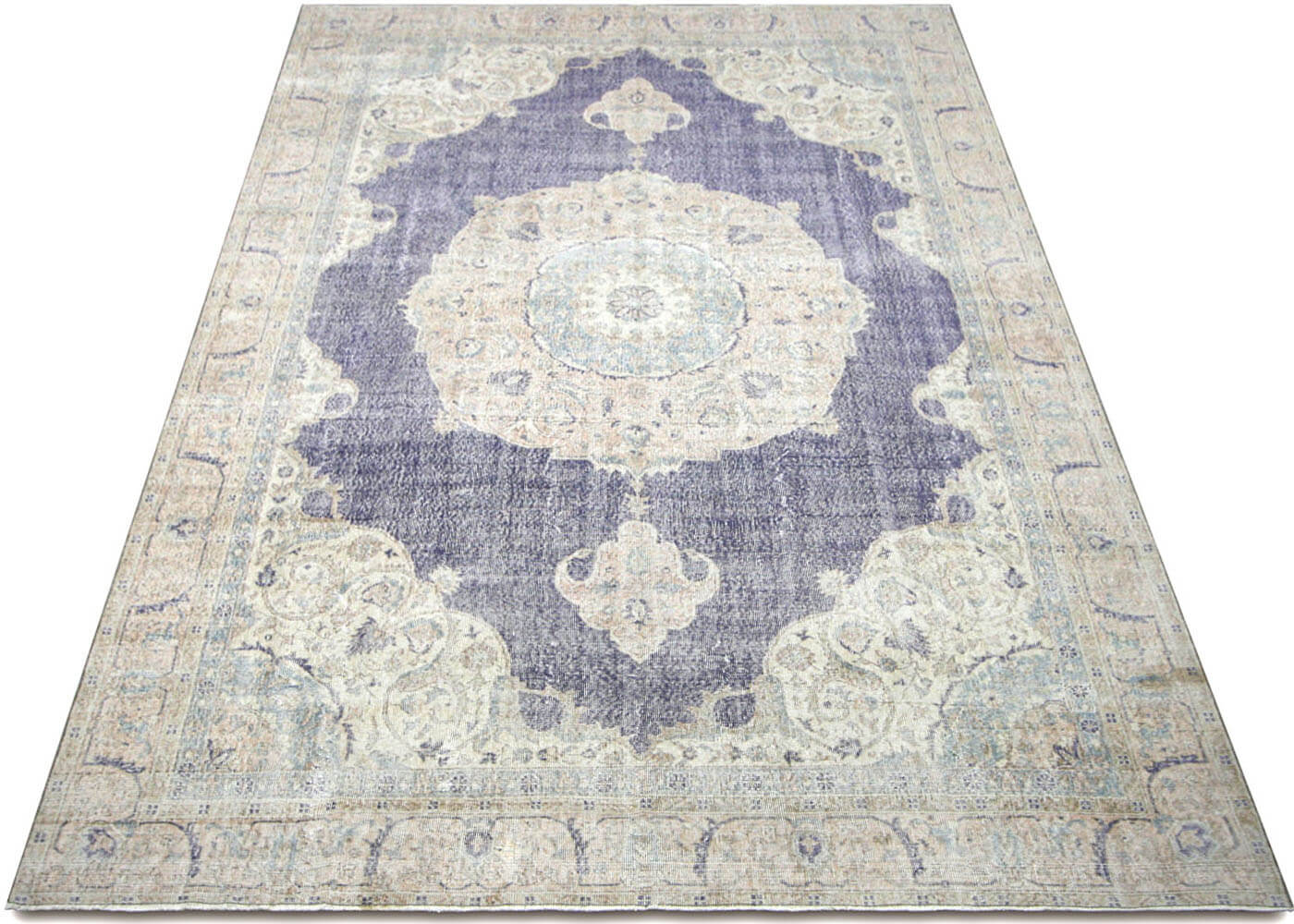 Vintage Turkish Oushak Rug - 8'3" x 13' - 210243