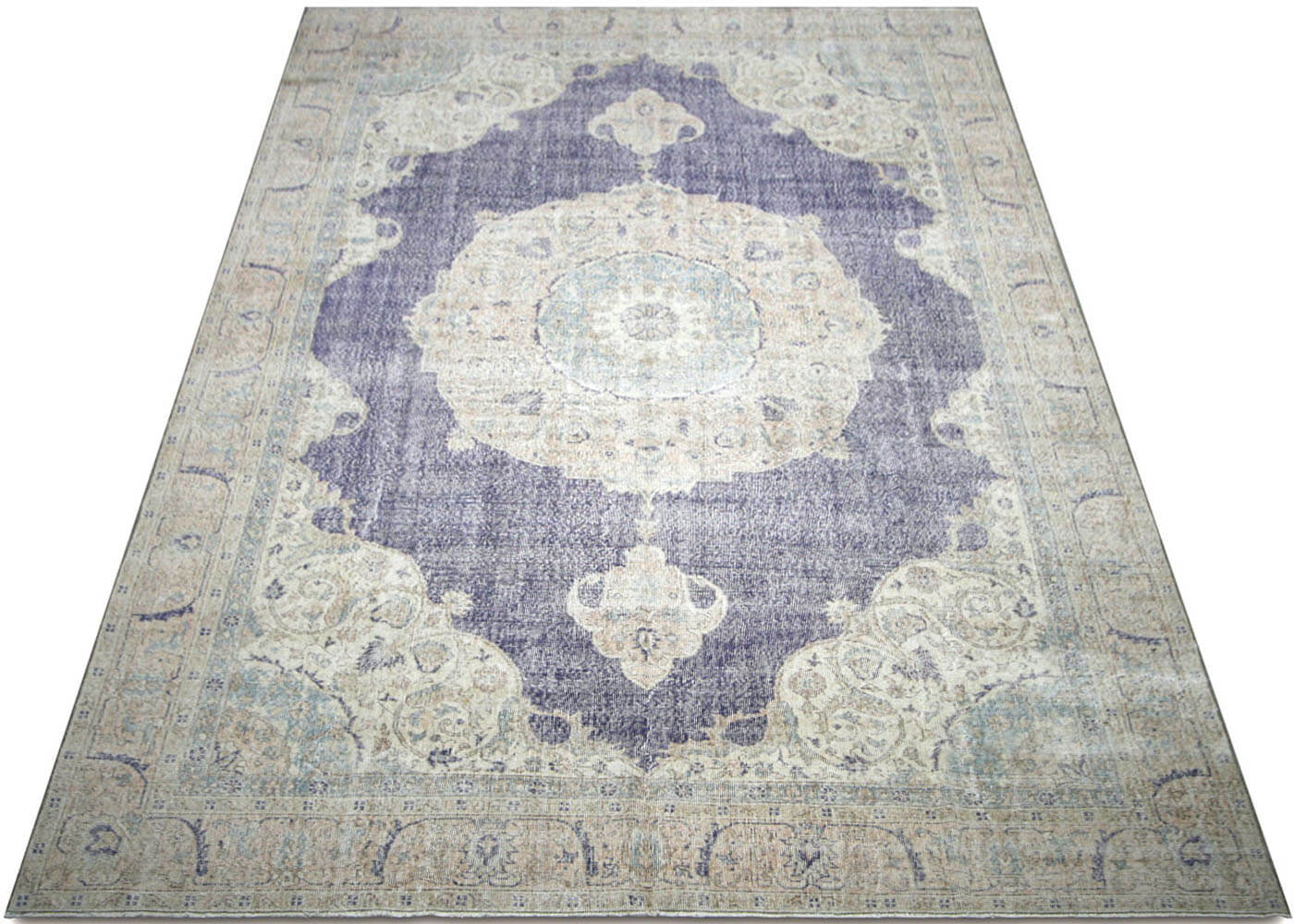 Vintage Turkish Oushak Rug - 8'3" x 13' - 210243