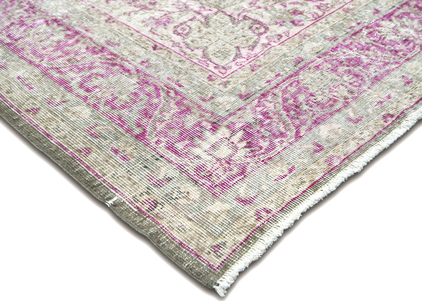 Vintage Turkish Oushak Rug - 7' x 10'2" - 210245