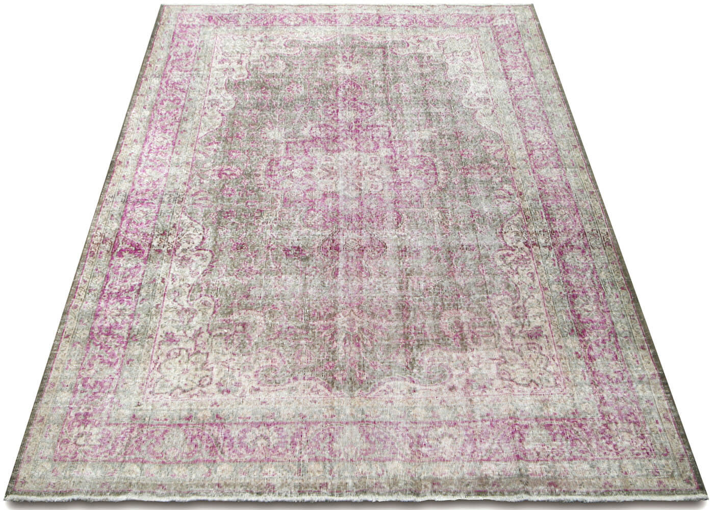 Vintage Turkish Oushak Rug - 7' x 10'2" - 210245