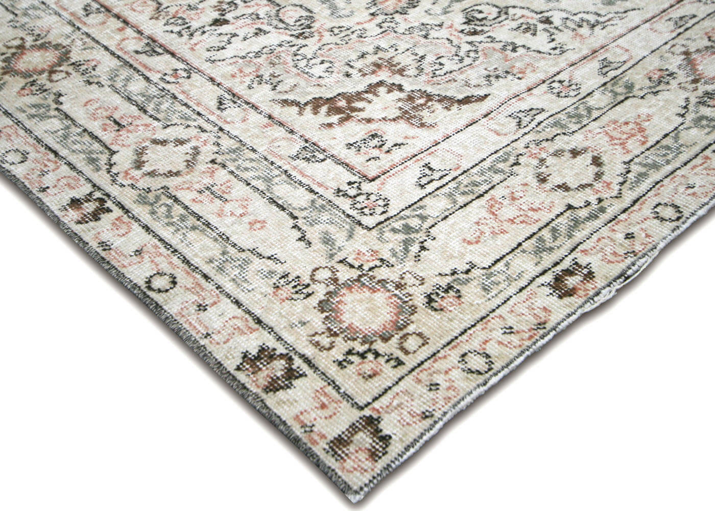 Vintage Turkish Oushak Rug - 6'9" x 10' - 210255