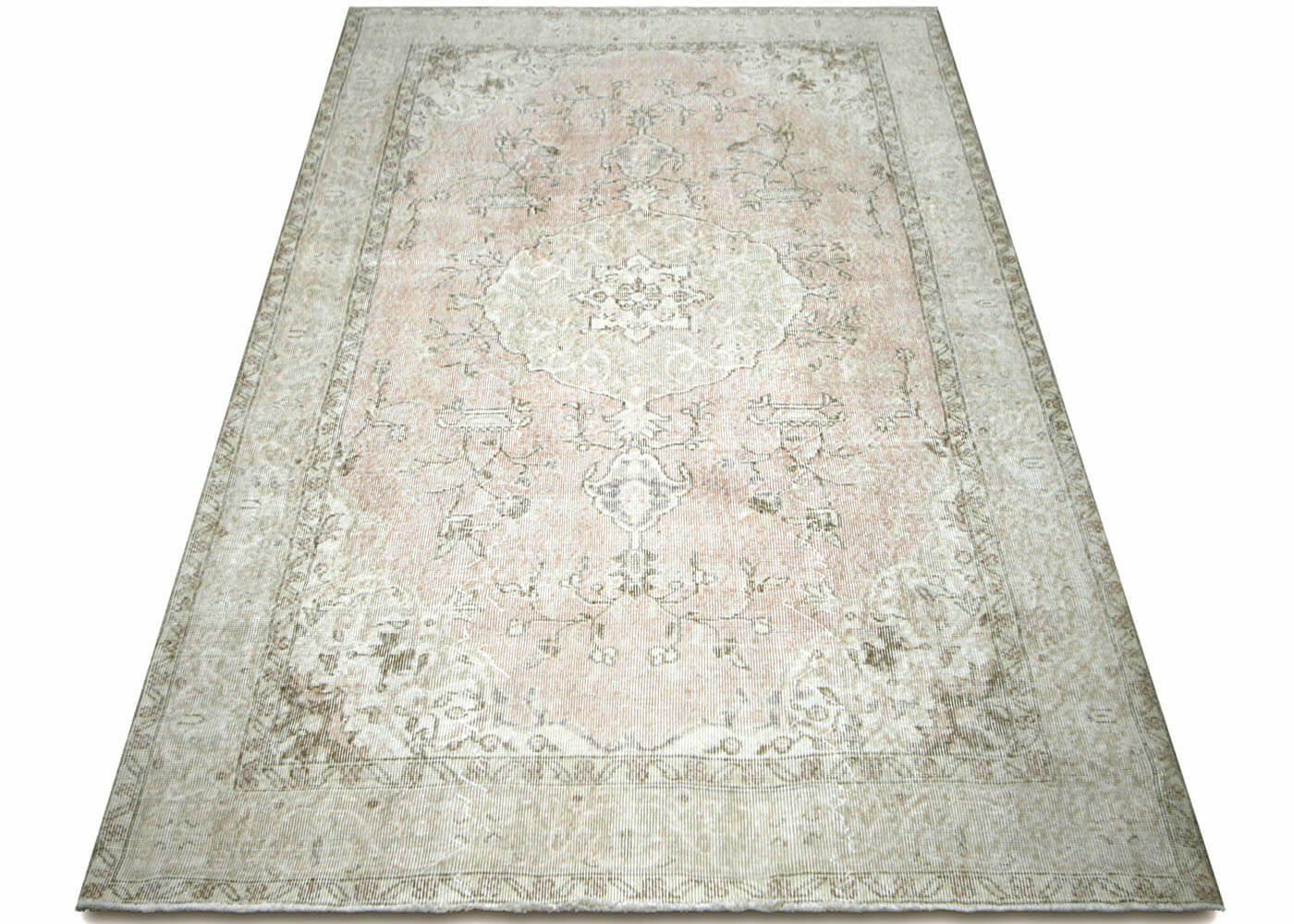 Vintage Turkish Oushak Rug - 5'9" x 9'7" - 210259