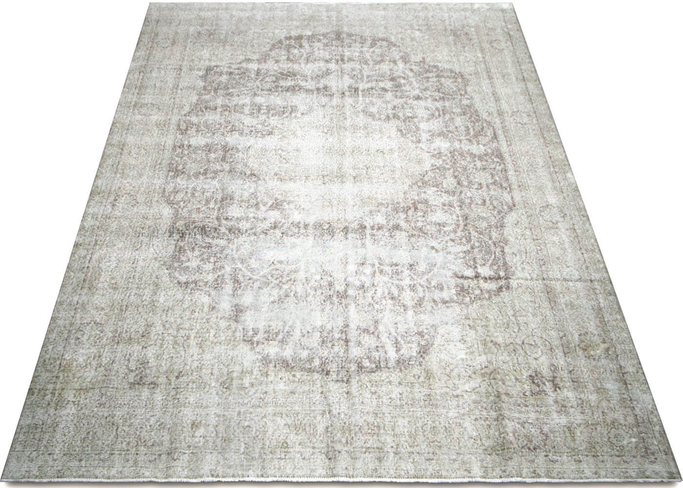 Vintage Turkish Oushak Rug - 8'5" x 12' - 210260