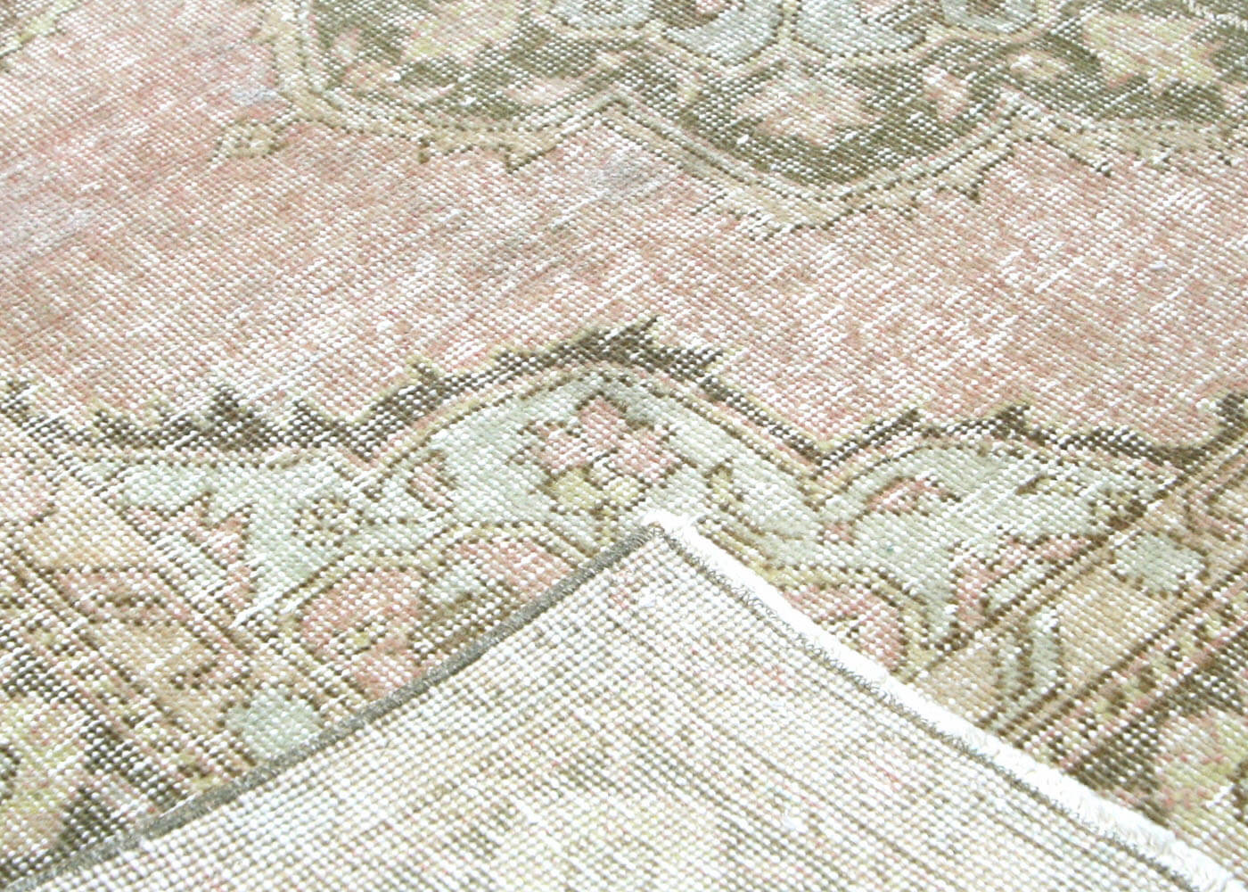 Vintage Turkish Oushak Rug - 4'8" x 14' - 210261