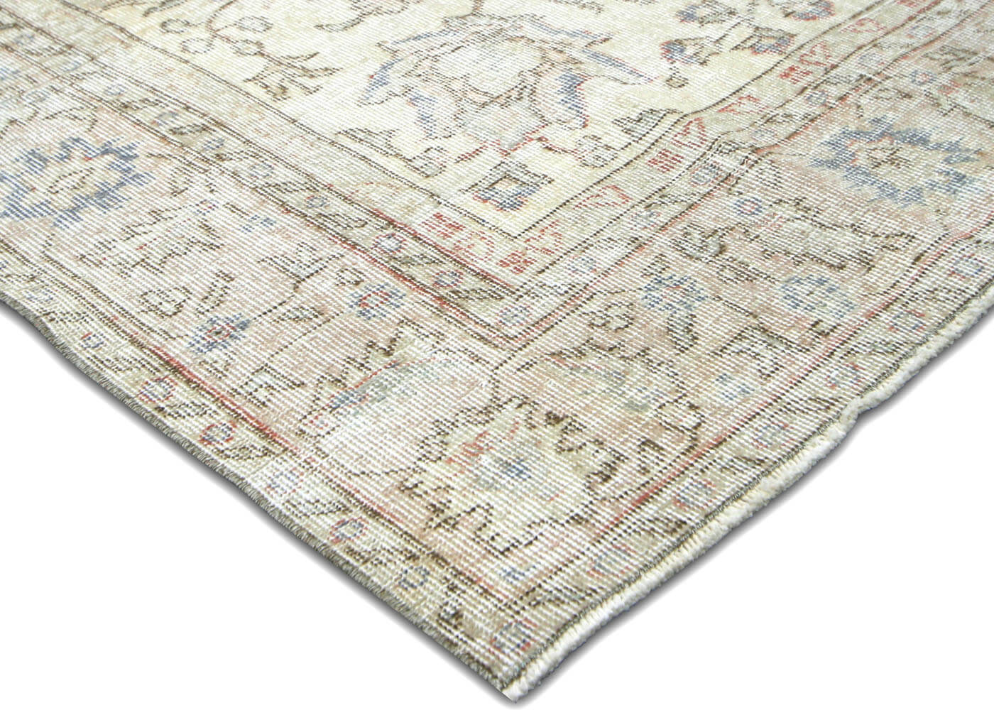 Vintage Turkish Oushak Rug - 6'3" x 9'5" - 210262
