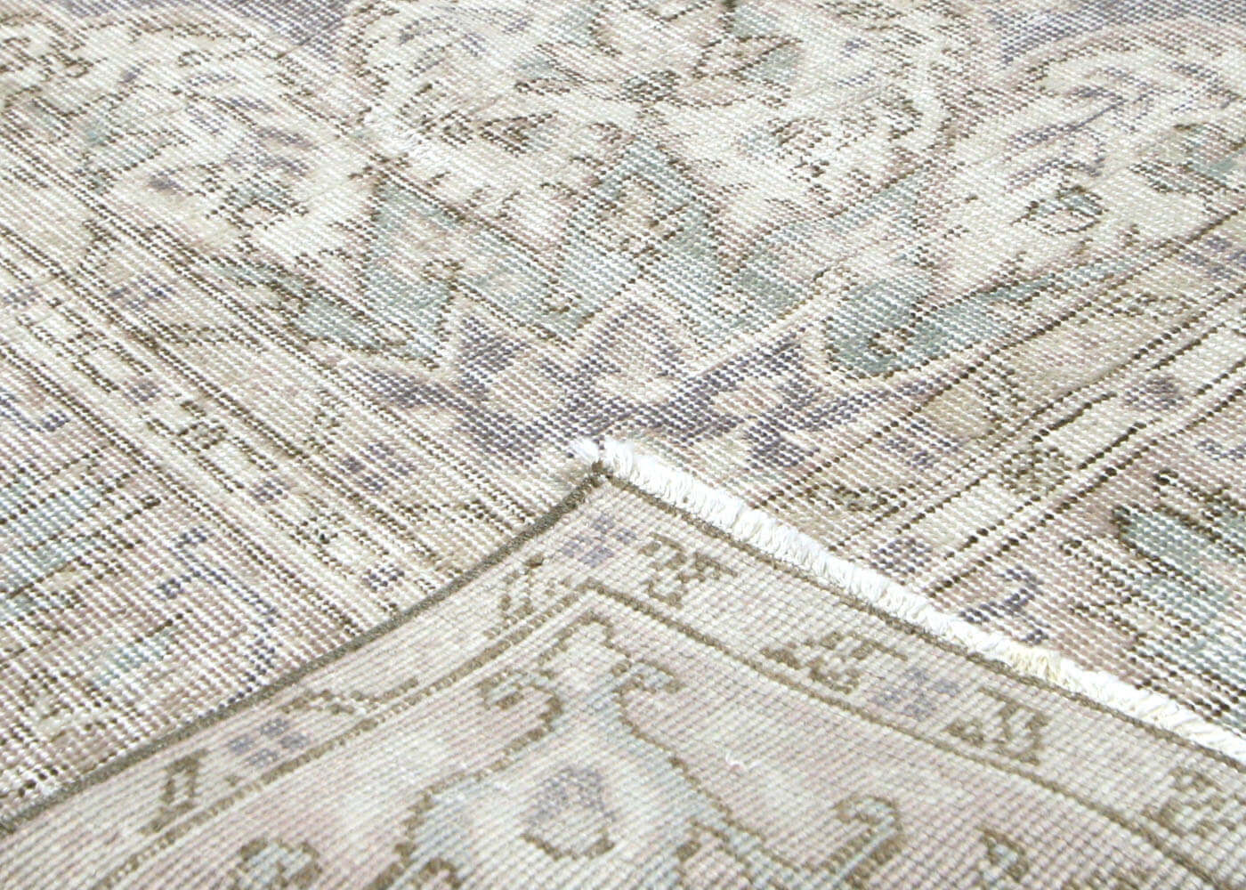 Vintage Turkish Oushak Rug - 6'7" x 10'3" - 210263