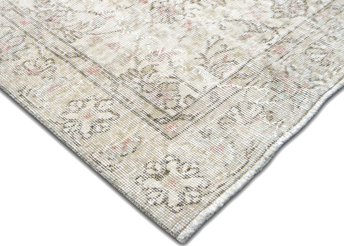 Vintage Turkish Oushak Rug - 5'1" x 8'3" - 210267
