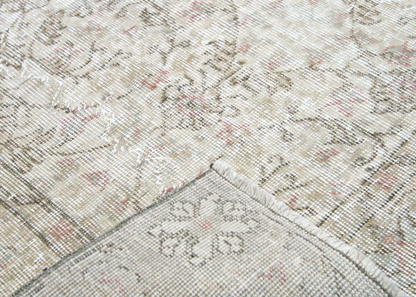 Vintage Turkish Oushak Rug - 5'1" x 8'3" - 210267